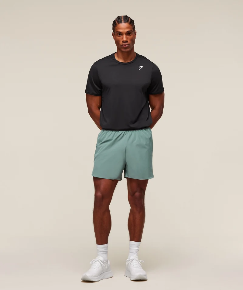 Gymshark Fit Repeat 6" Shorts - Celeste Blue