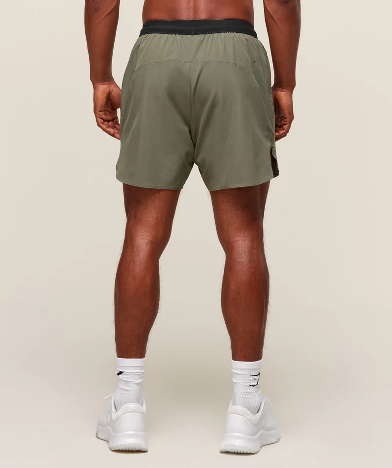 Gymshark Fit Repeat 6" Shorts - Base Green