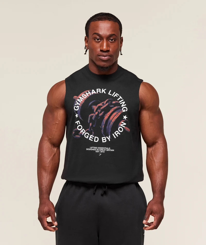 Gymshark Forged By Iron Tank - Black