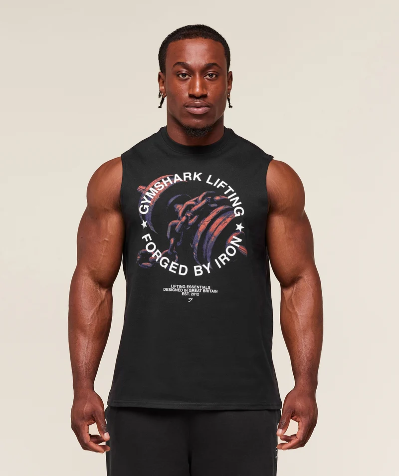 Gymshark Forged By Iron Tank - Black