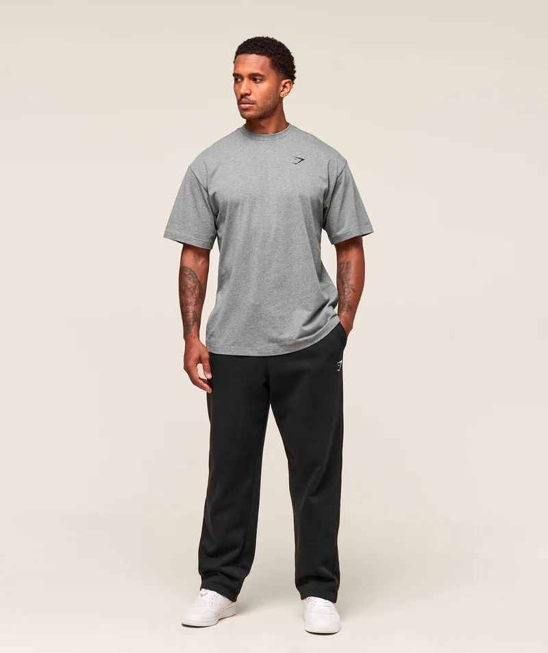 Gymshark Essential Short Sleeve T-Shirt - Charcoal Grey Marl