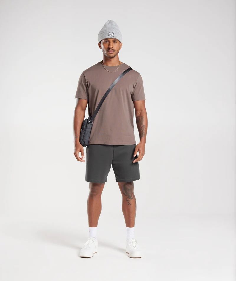 Gymshark Crest T-Shirt - Brown