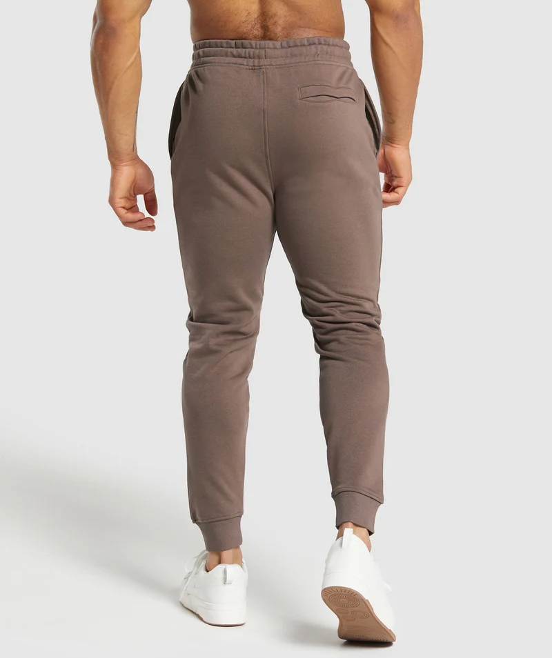 Gymshark Crest Joggers - Brown