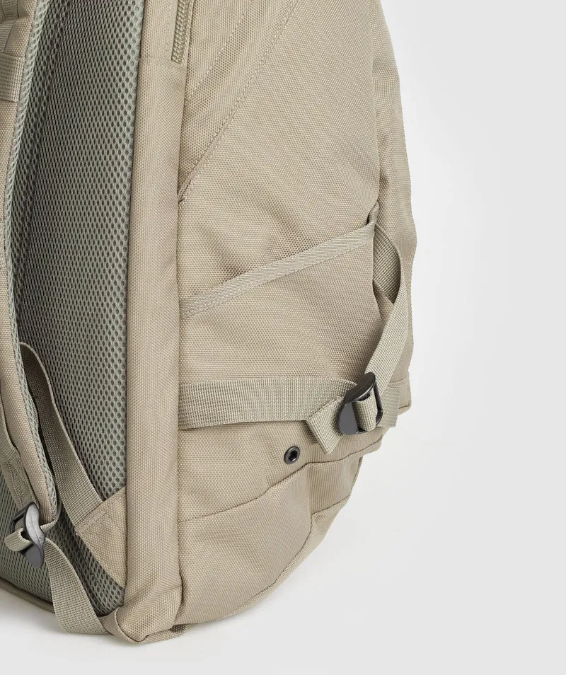 Gymshark Pursuit Backpack - Linen Brown