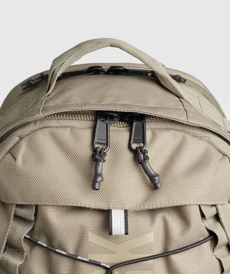 Gymshark Pursuit Backpack - Linen Brown