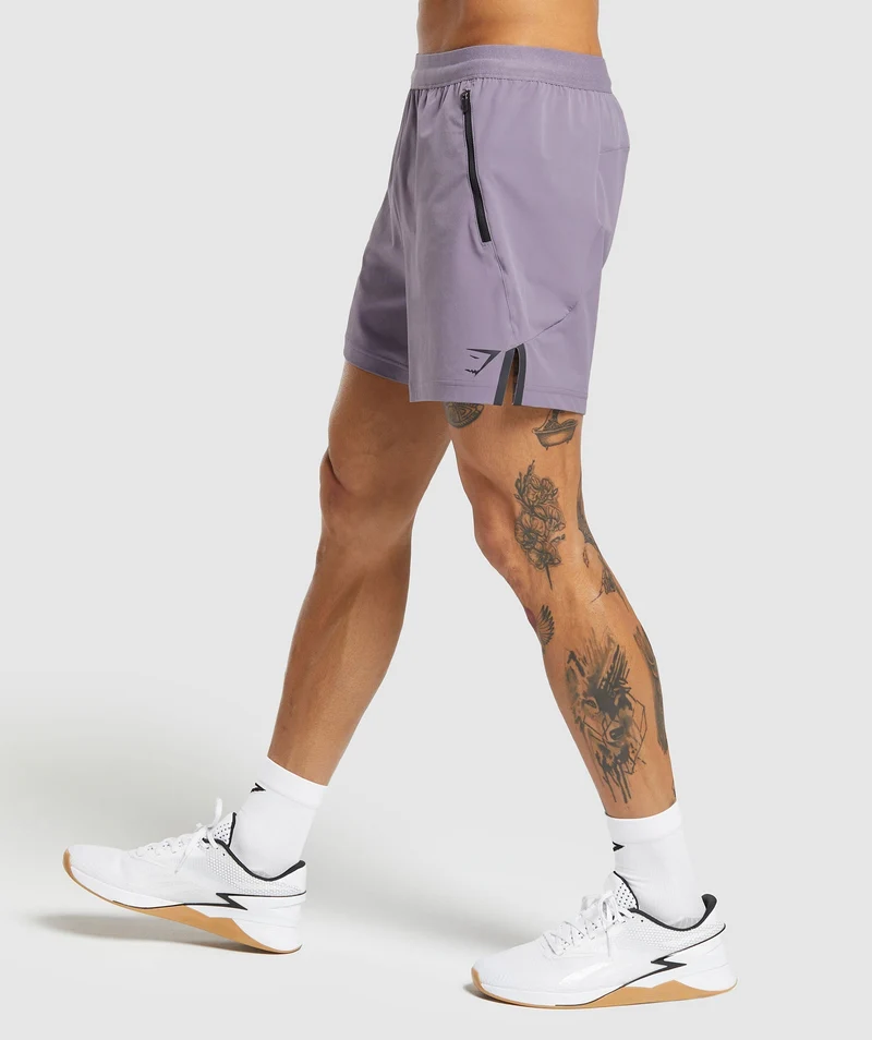 Gymshark Apex 5" Hybrid Short - Fog Purple