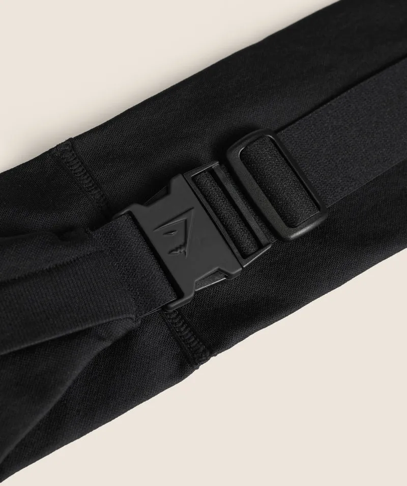 Gymshark Running Waist Belt - Black
