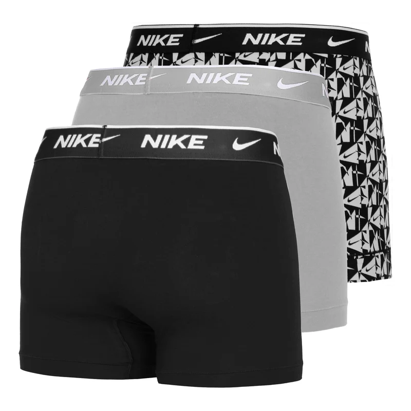 Everyday Stretch Trunk Boxer Short 3er Pack Herren - mehrfarbig, hellgrau