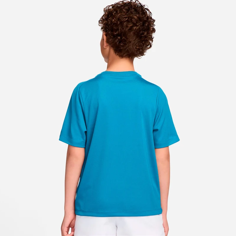 Dri-Fit Multi T-Shirt Jungen - türkis, weiß