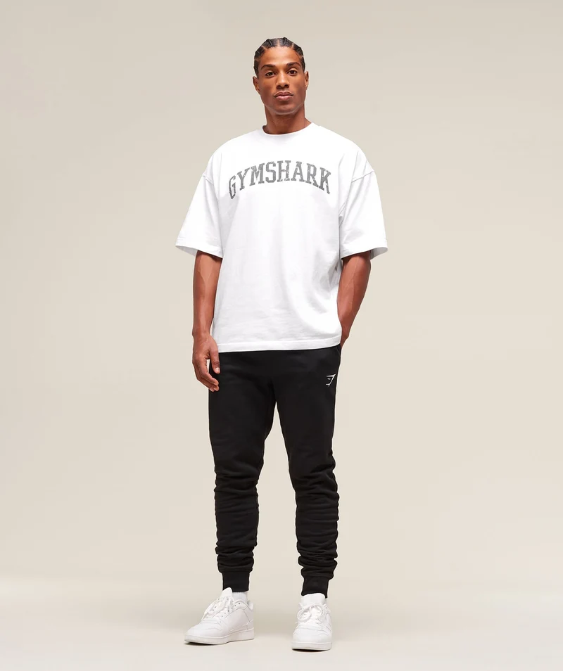 Gymshark Crest Tall Joggers - Black