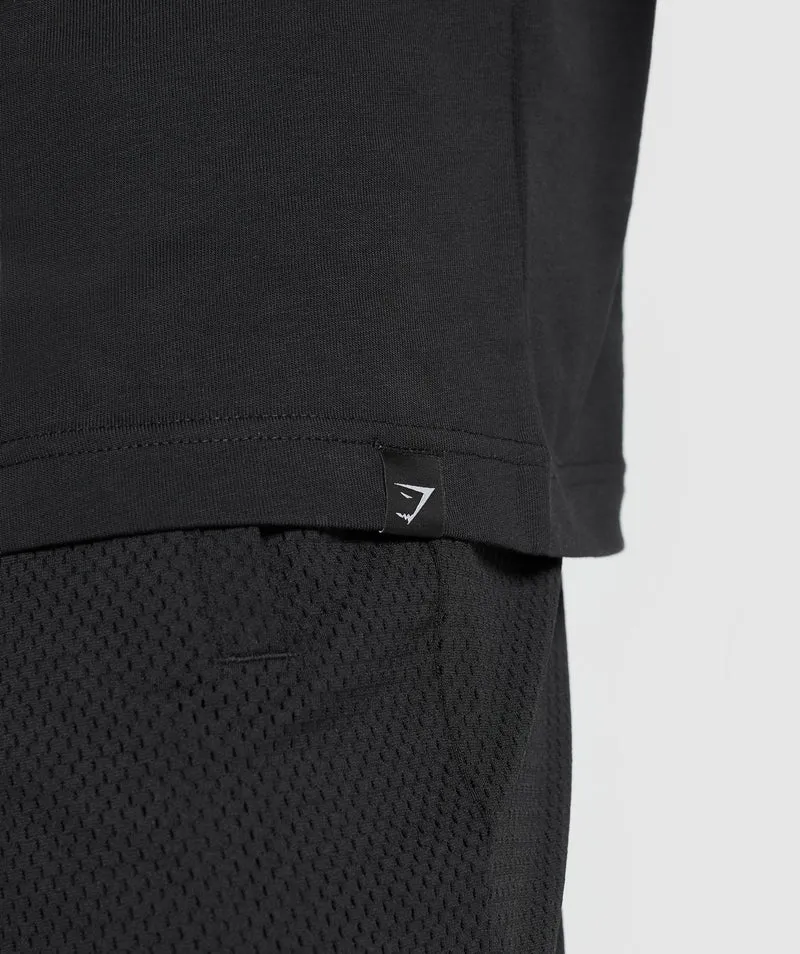 Gymshark Dumbbells Long Sleeve T-Shirt. - Black