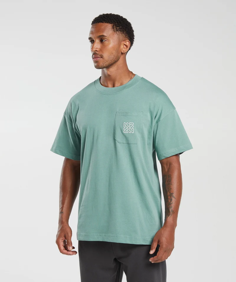 Gymshark Monogram T-shirt - Teal