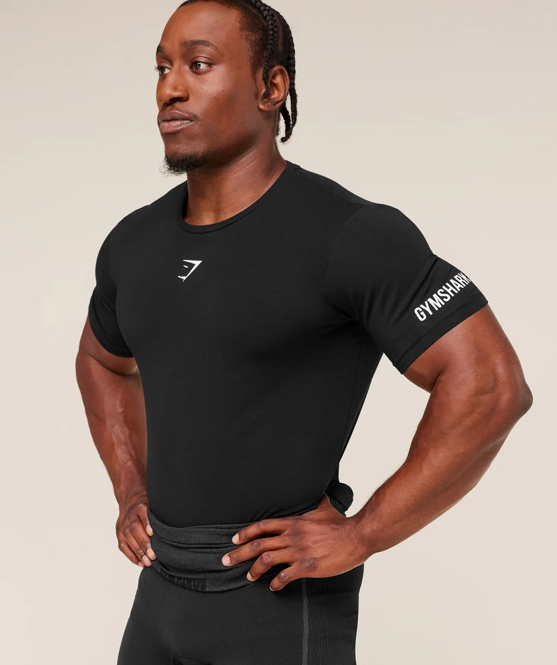 Gymshark Singlet T-Shirt - Black