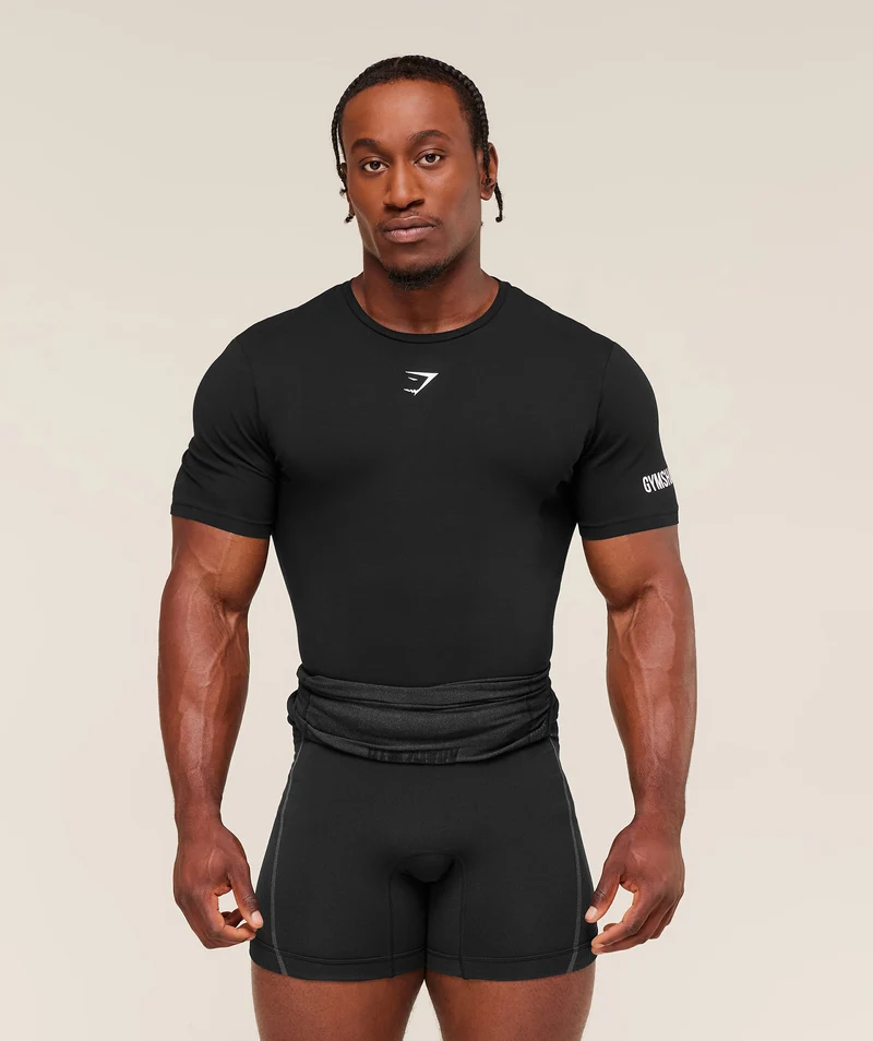 Gymshark Singlet T-Shirt - Black