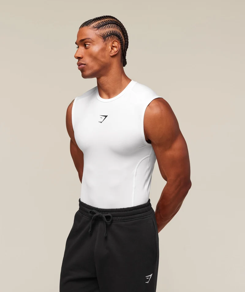 Gymshark Element Baselayer Tank - White