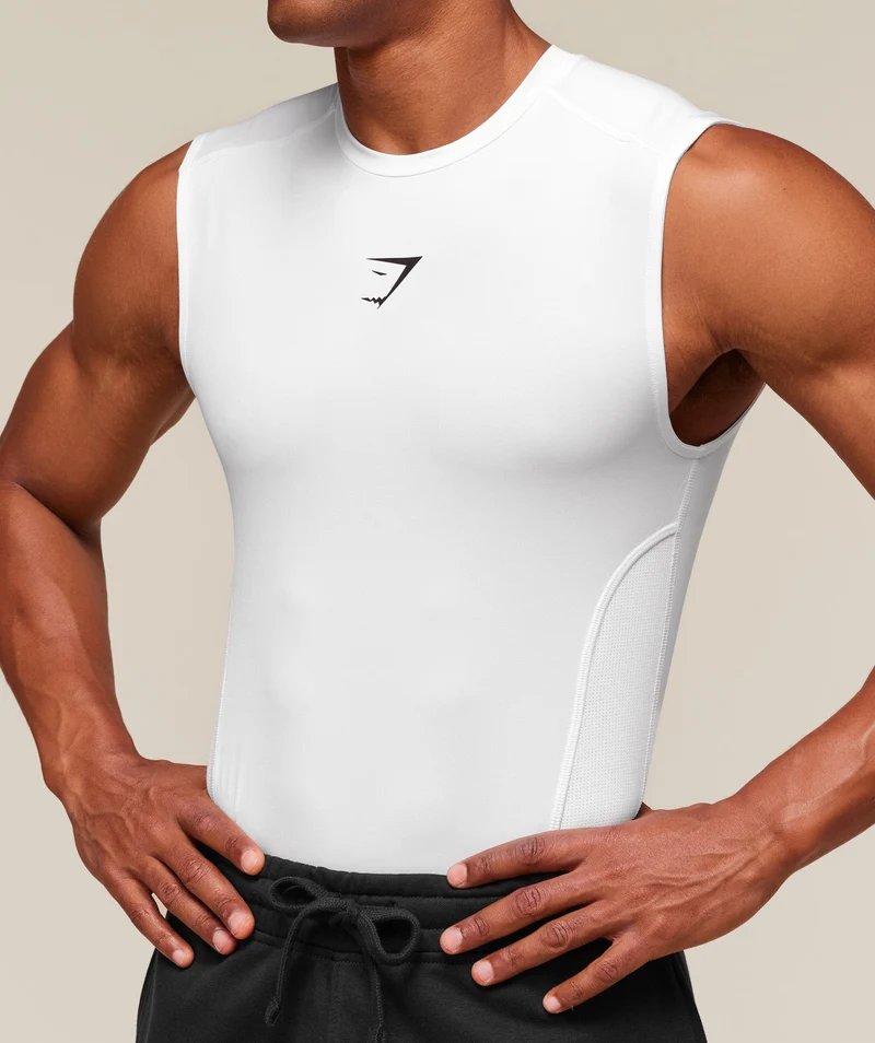 Gymshark Element Baselayer Tank - White