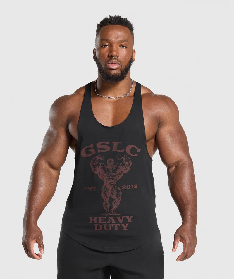 Gymshark Heavy Duty Stringer - Black