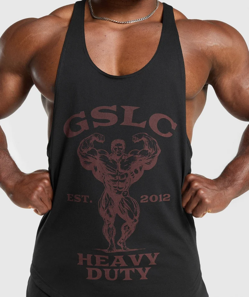 Gymshark Heavy Duty Stringer - Black