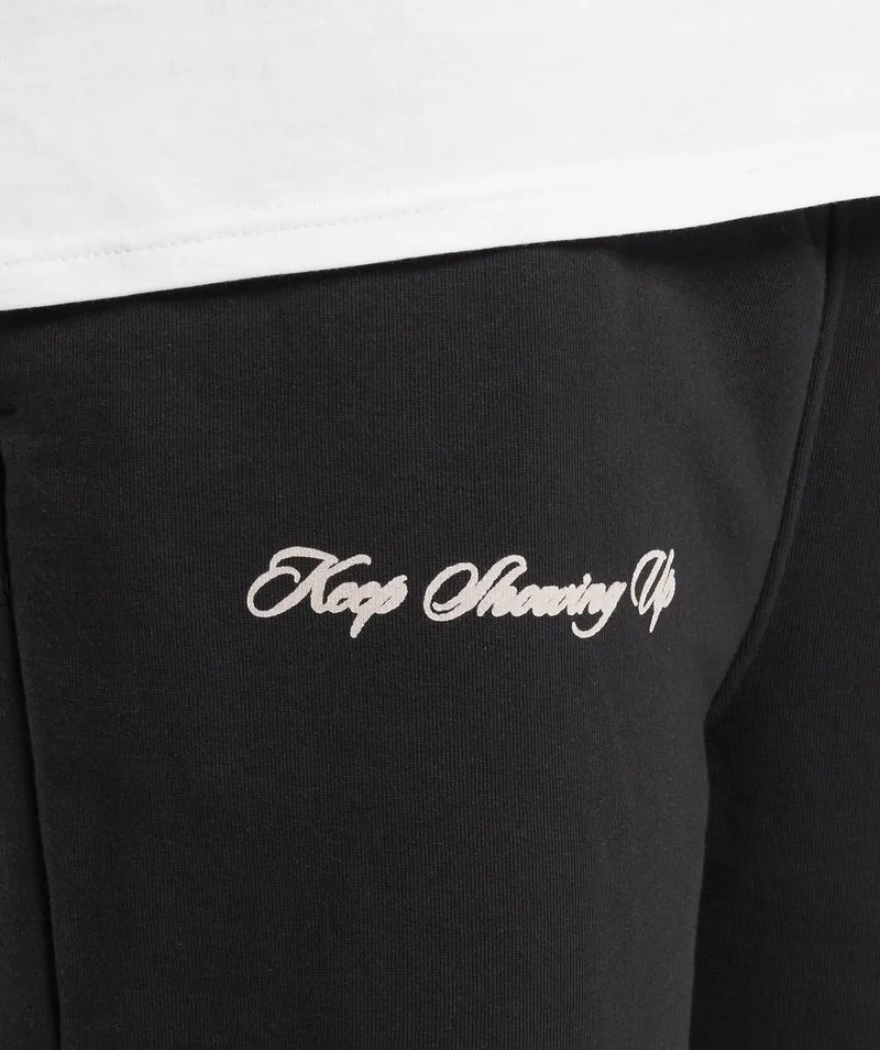 Gymshark EST 2012 Straight Leg Joggers - Black