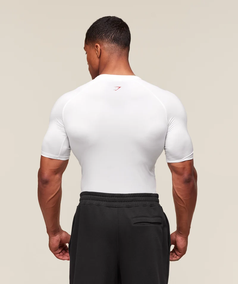 Gymshark GSLC Baselayer T-Shirt - White
