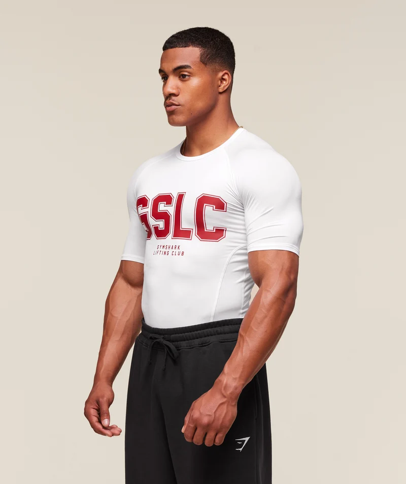 Gymshark GSLC Baselayer T-Shirt - White