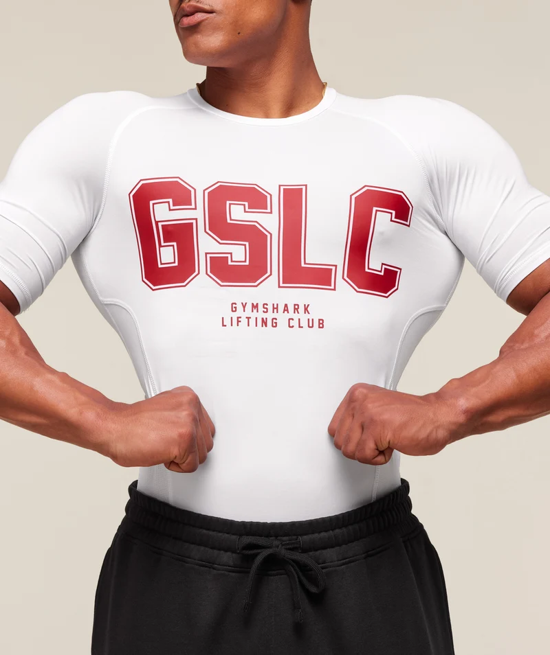Gymshark GSLC Baselayer T-Shirt - White