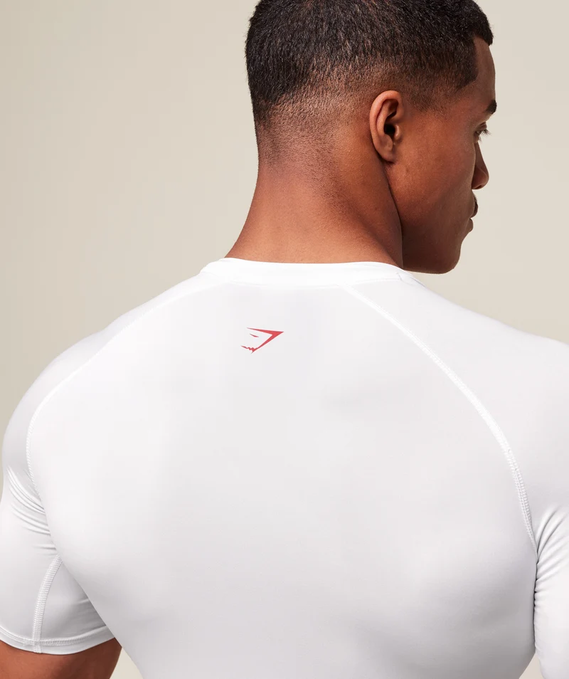 Gymshark GSLC Baselayer T-Shirt - White