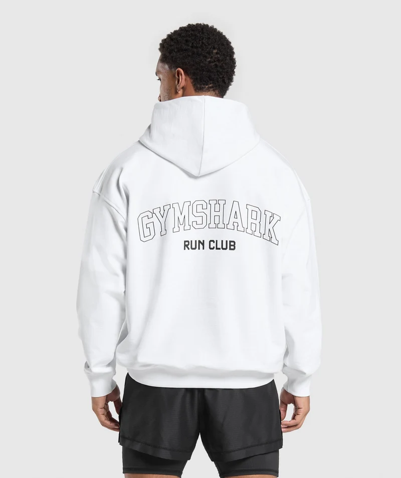 Gymshark GSRC Hoodie - White