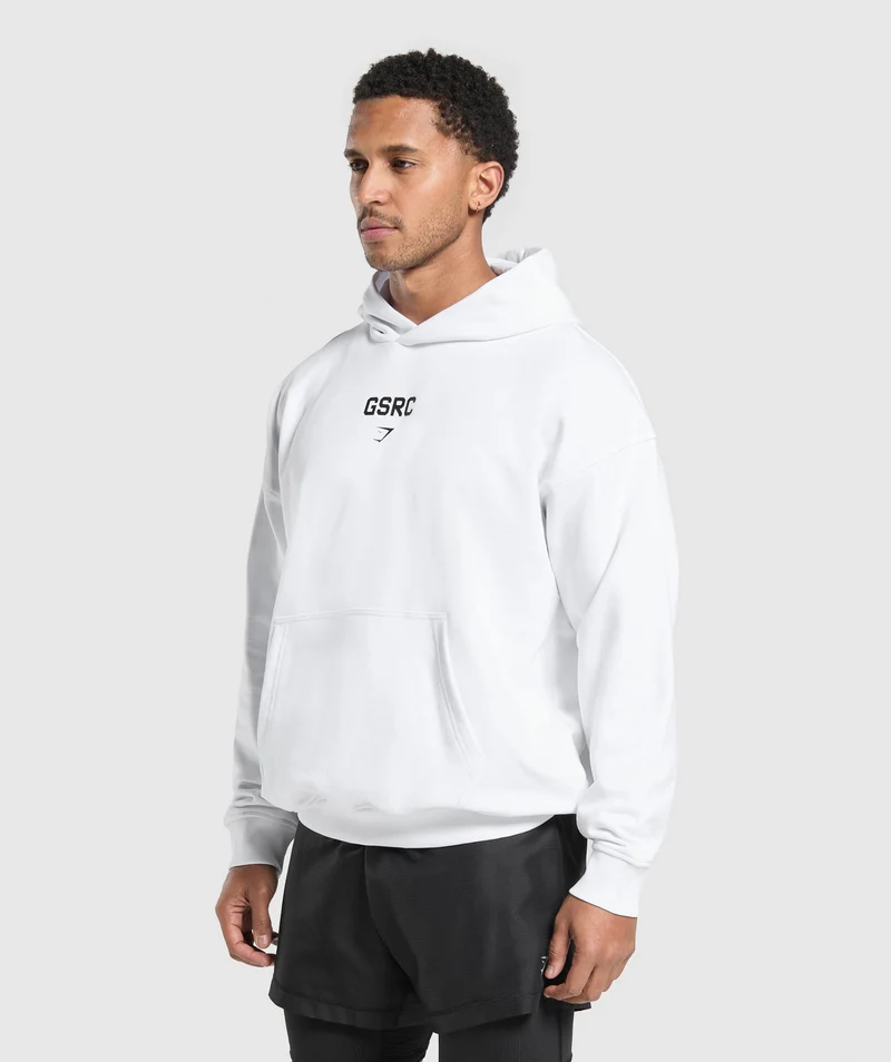 Gymshark GSRC Hoodie - White