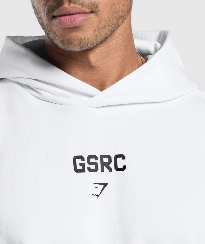 Gymshark GSRC Hoodie - White