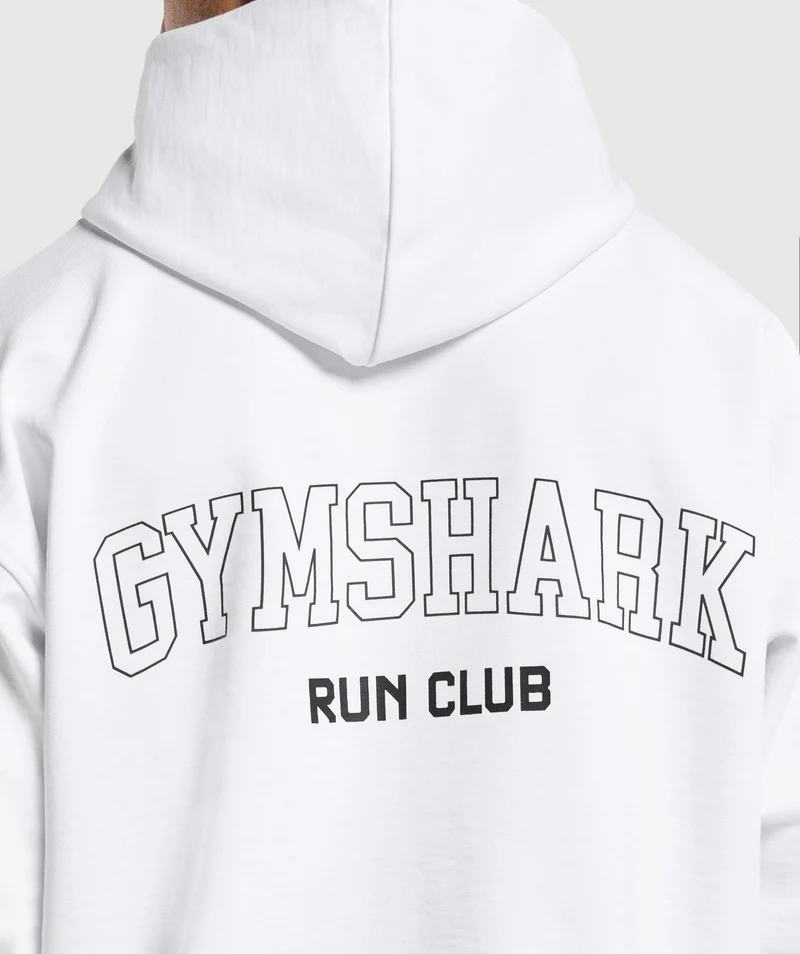 Gymshark GSRC Hoodie - White