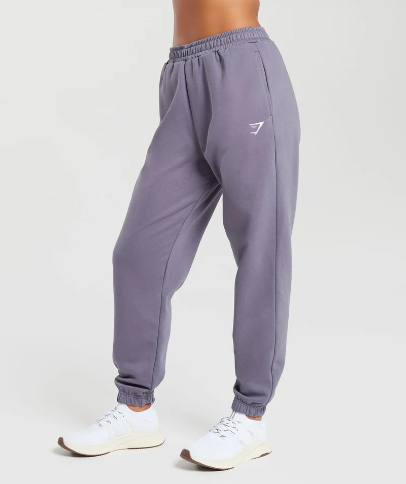 Gymshark Training Regular Fleece Joggers - Purple
