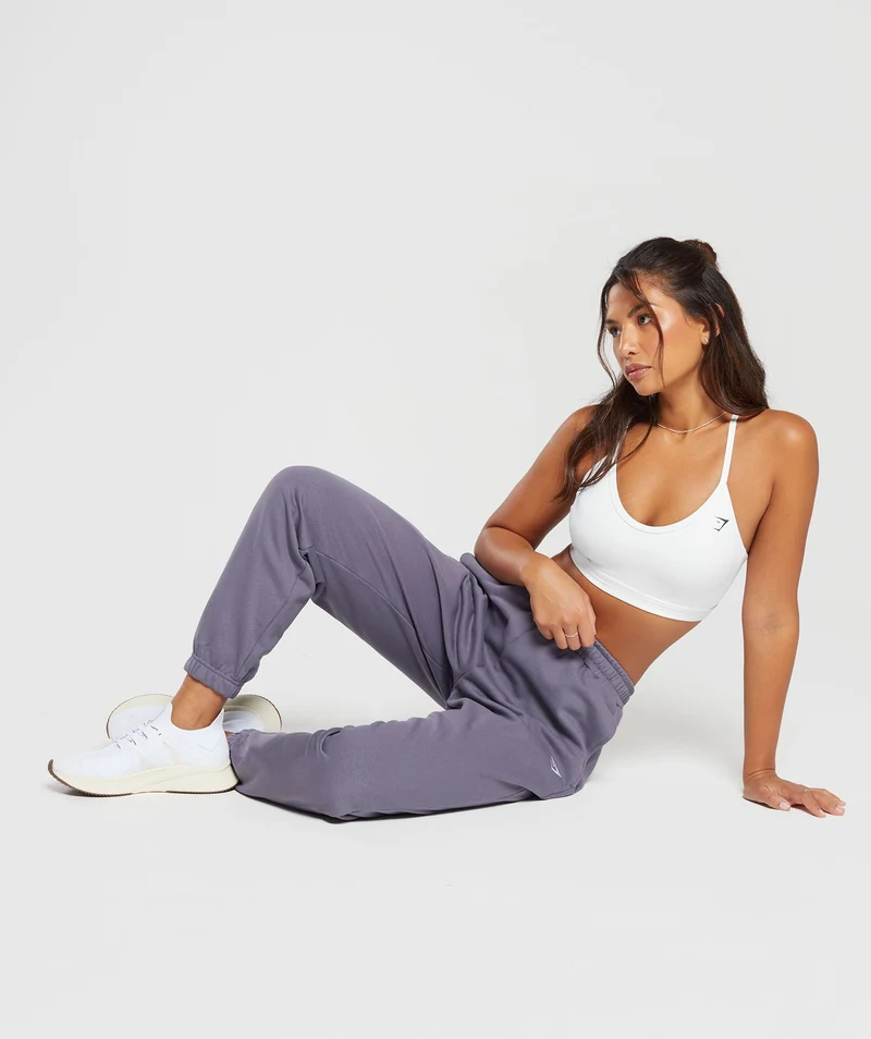 Gymshark Training Regular Fleece Joggers - Purple