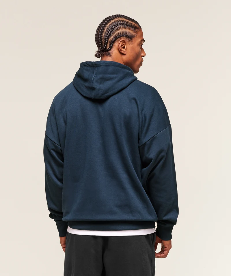 Gymshark Crest Oversized Hoodie - Navy