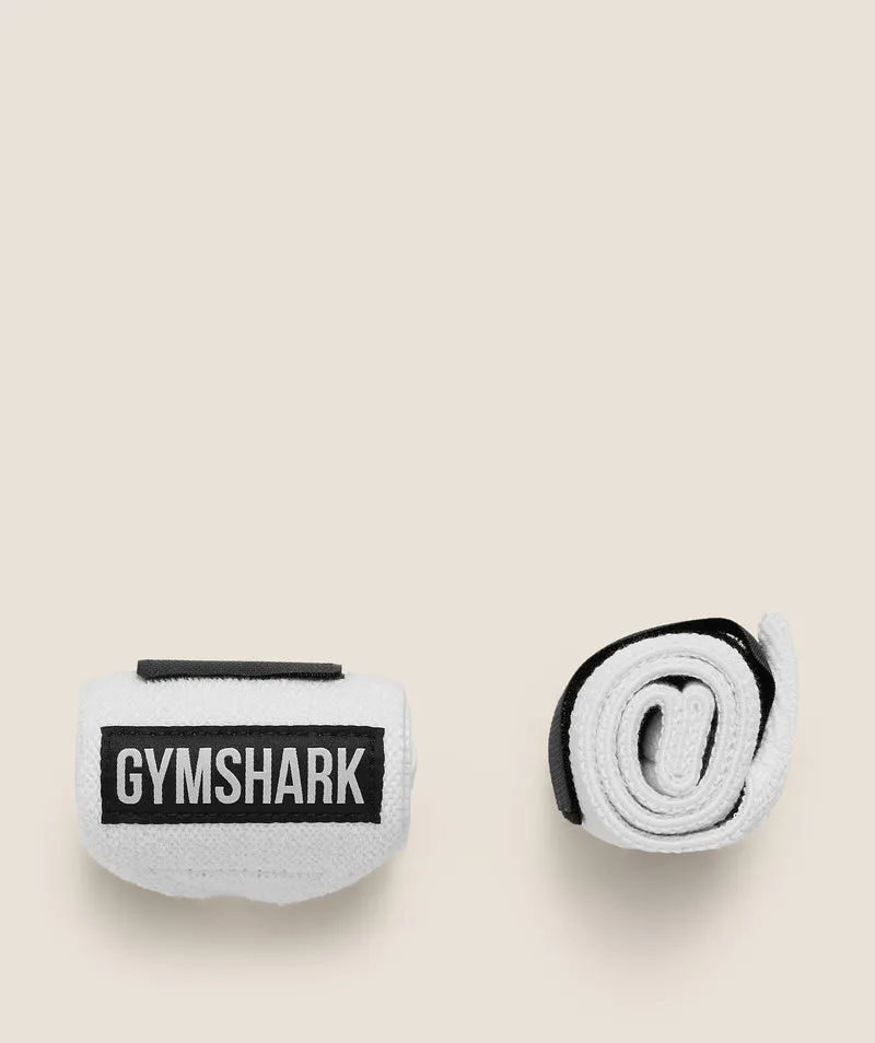 Gymshark Wrist Straps - White