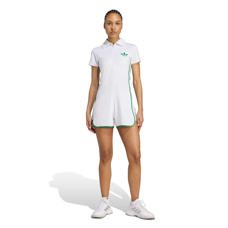 Pro Jumpsuit Damen-Weiß,Grün