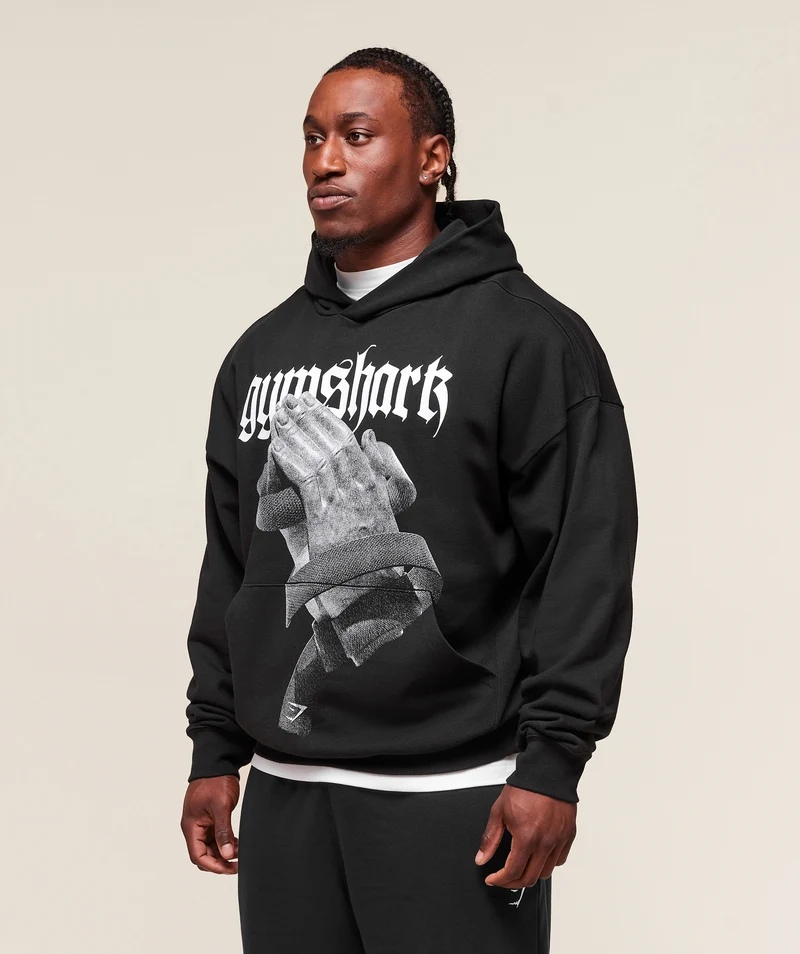Gymshark Prayer Hands Hoodie - Black