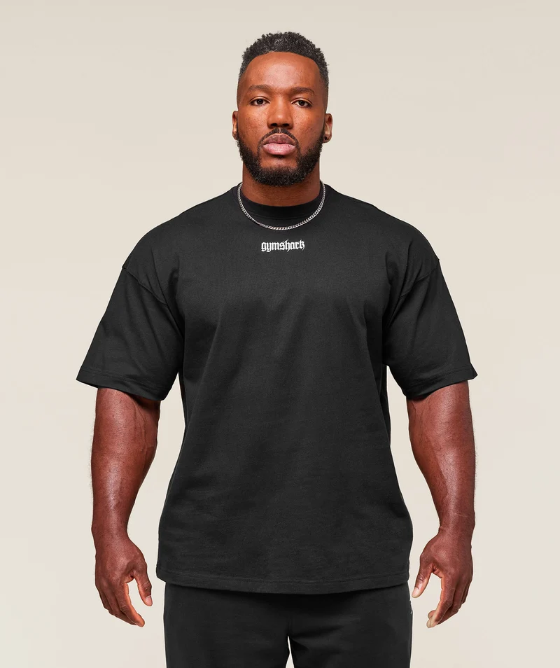 Gymshark Prayer Hands T-Shirt - Black