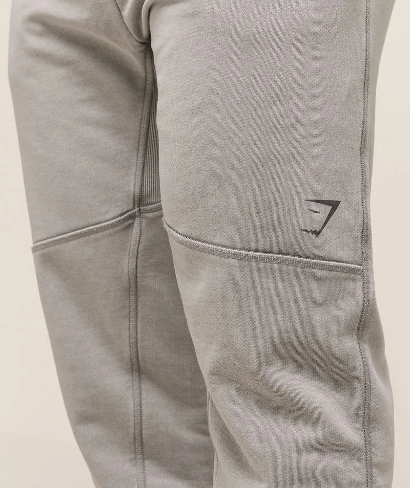Gymshark Power Washed Jogger - Smokey Grey/Acid Wash Small Ball