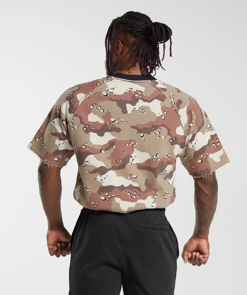 Gymshark Legacy Rag top - Cement Brown