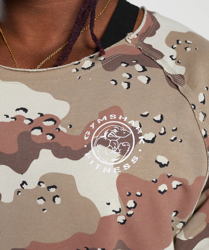 Gymshark Legacy Rag top - Cement Brown