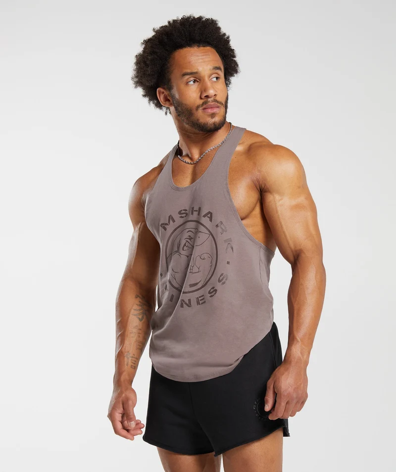 Gymshark Legacy Stringer - Washed Mauve