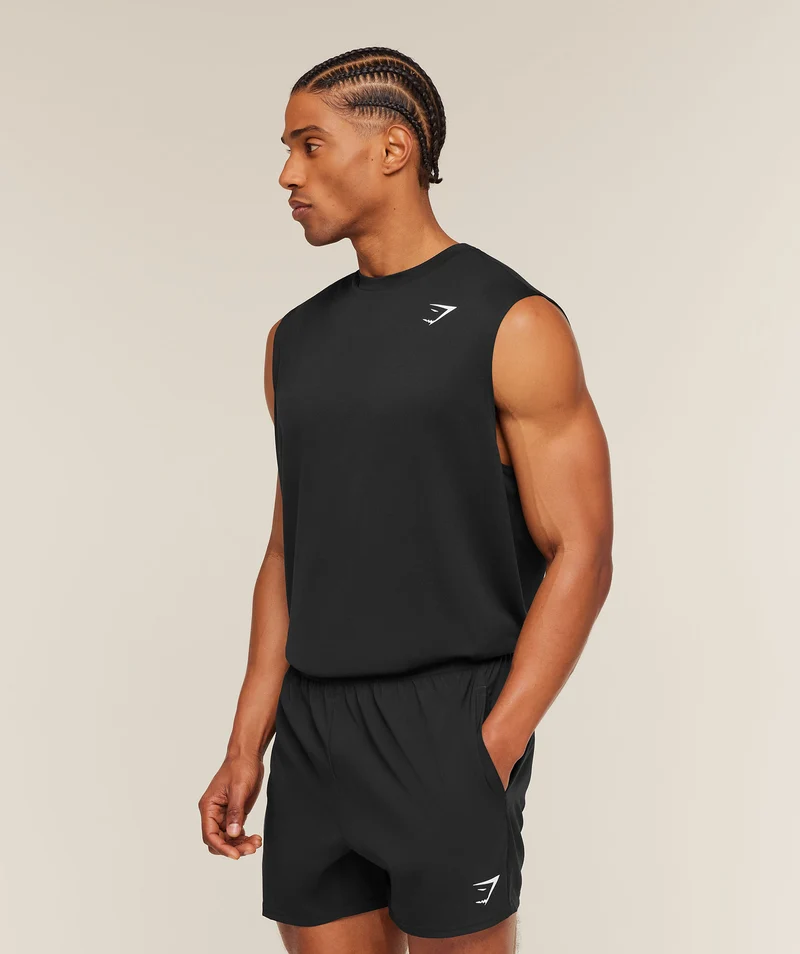 Gymshark Oversized Performance Tank - Black