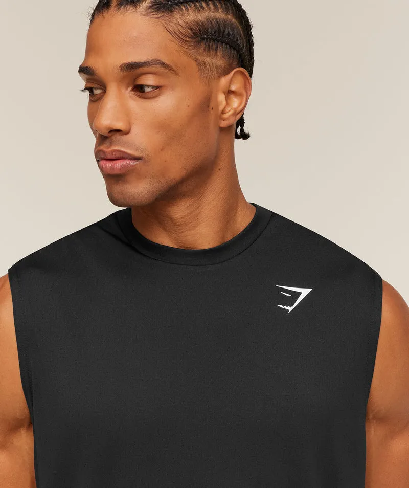 Gymshark Oversized Performance Tank - Black