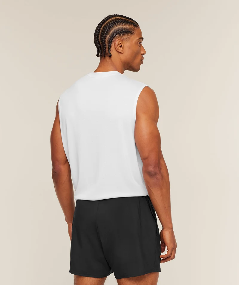 Gymshark Oversized Performance Tank - White
