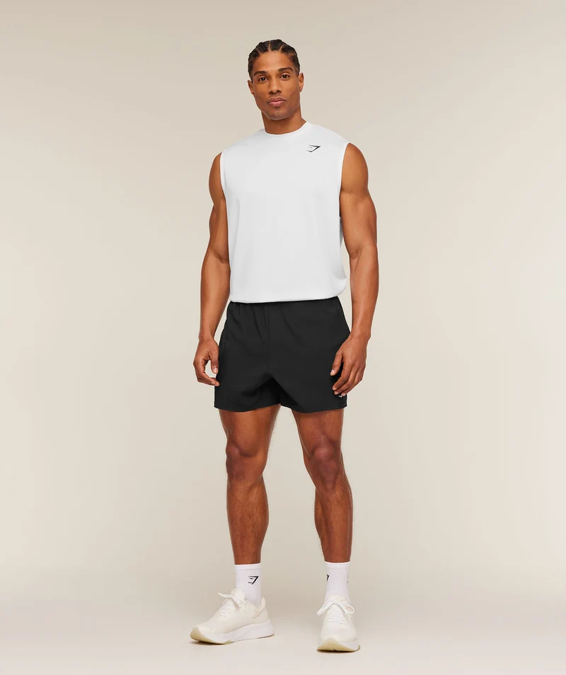 Gymshark Oversized Performance Tank - White