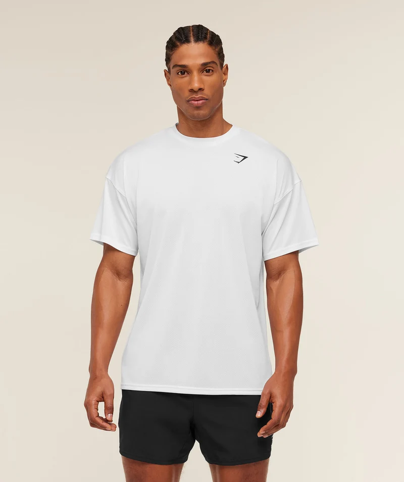 Gymshark Arrival Oversized T-Shirt - White