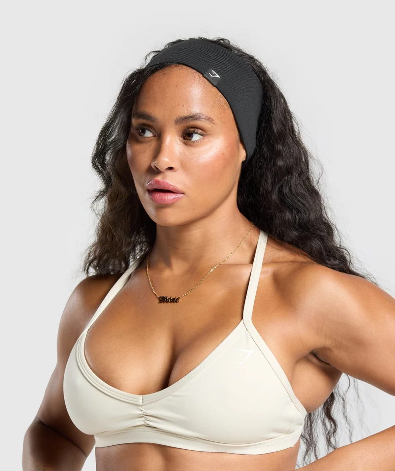 Gymshark Diffuse Single Layer Sweat Headband - Black