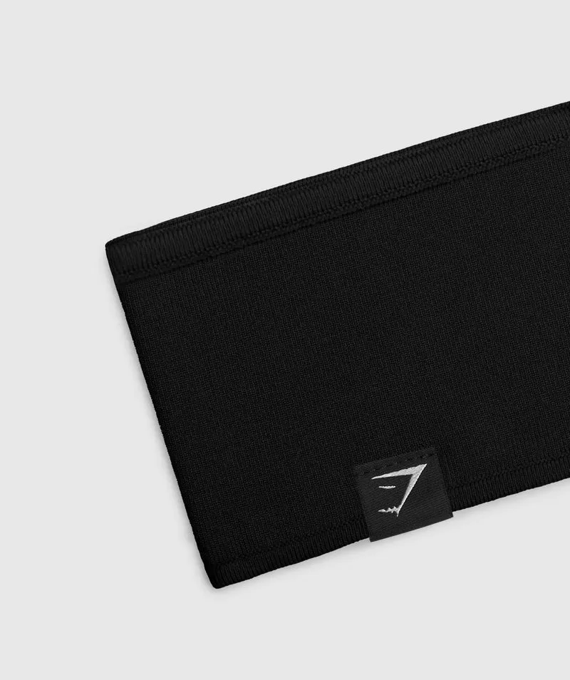 Gymshark Diffuse Single Layer Sweat Headband - Black