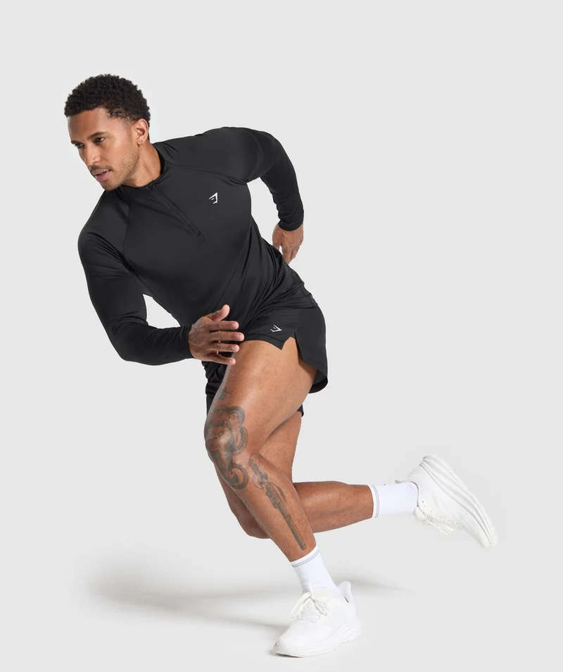 Gymshark Performance 1/4 Zip - Black